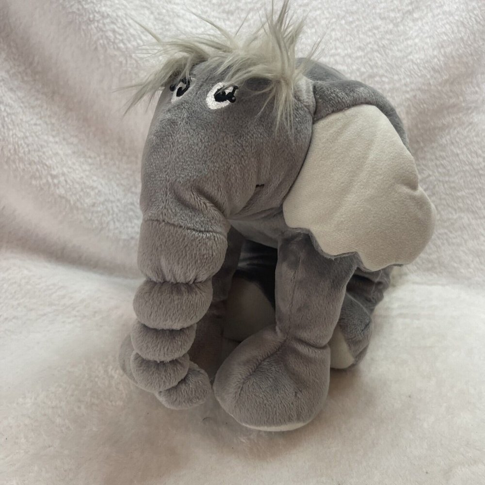 Dr Seuss Horton Hears A Who Plush 10" Stuffed Elephant Animal 2007 Manhattan Toy